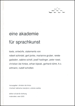 christian ide hintze (hg.): eine akademie für sprachkunst