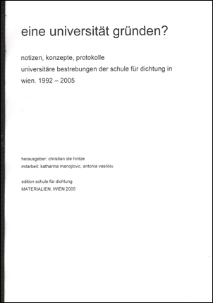 christian ide hintze (hg.): eine universität gründen?